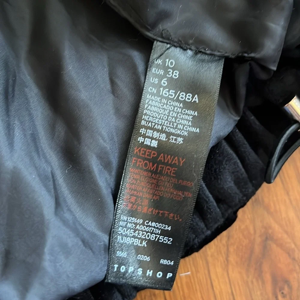 Topshop velvet jacket, NEW